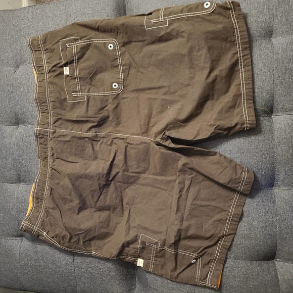 Mantaray Mens Swimwear Brown and Gold, size 3XL - Picture 4 of 9